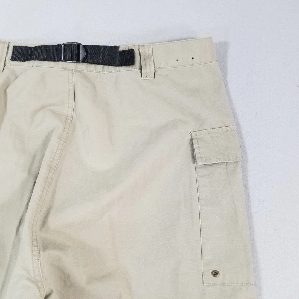 Timberland cargo hiking pants men's 40 x 32 khaki green lightweight cotton